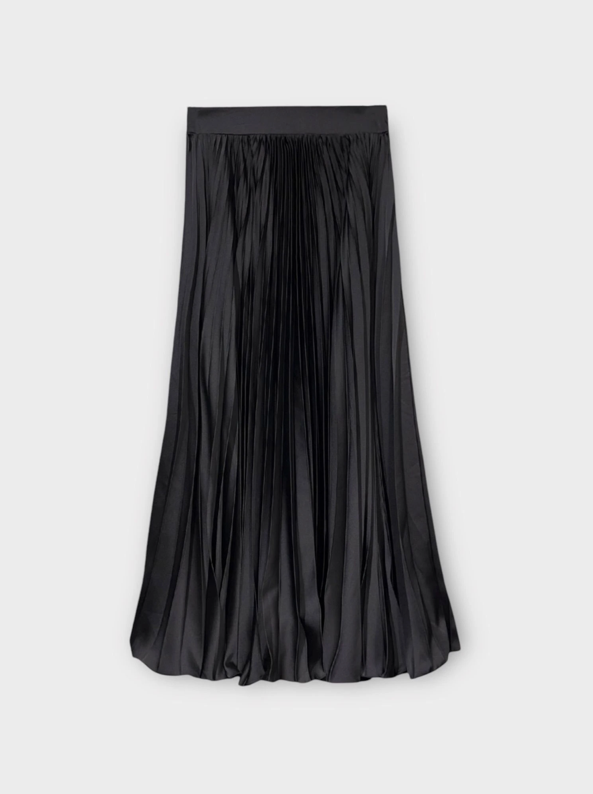 Jupe longue plissée évasée