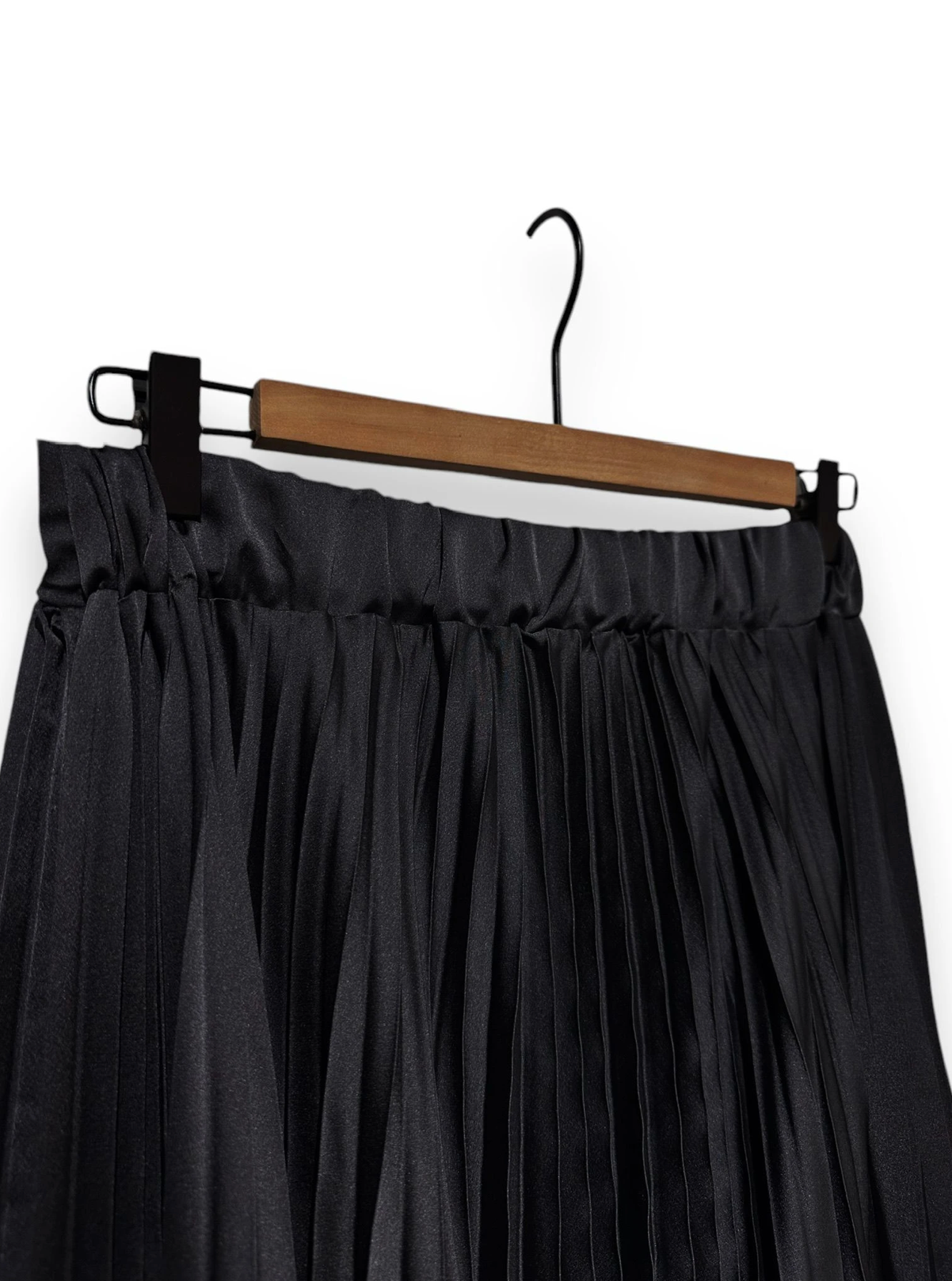 Jupe longue plissée évasée