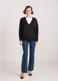 Cardigan soie et cachemire oversize
